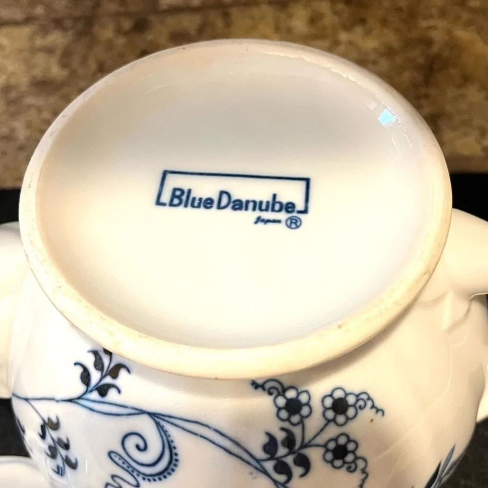 Vintage blue danube